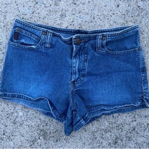 Vintage Y2K Mudd blue denim shorts with back pockets  #denim #summer #Y2K Size:5